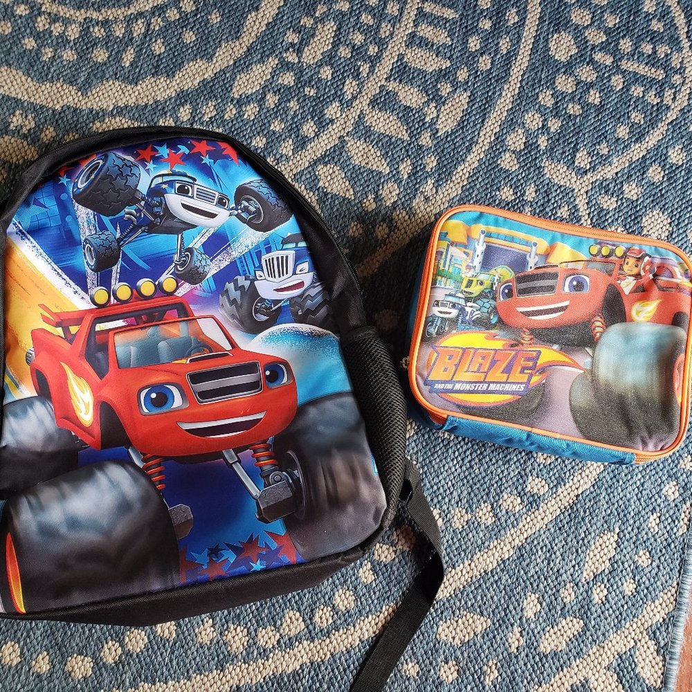 Blaze Big Backpack and Lunch Bag